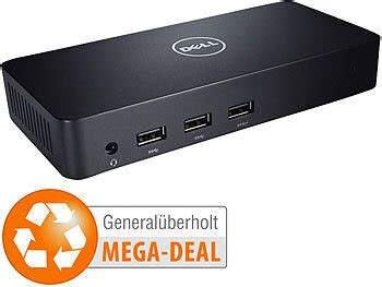 Dell Dockingstation Dell D3100 Ultra HD Triple Video (generalüberholt)
