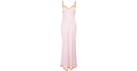 Bec Bridge Joelle Satin Maxi Dress In Pink Lyst