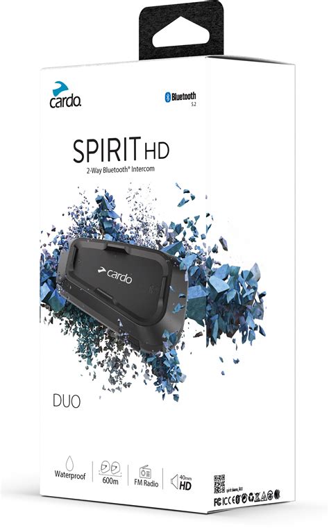 CARDO Spirit HD Duo Motor Intercom RAD