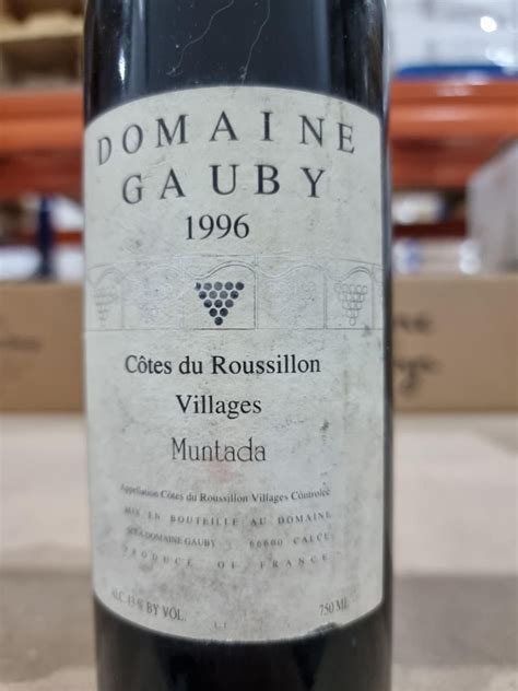 1996 Domaine Gauby Côtes du Roussillon Villages La Muntada France