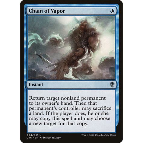 Mtg Proxy Card Chain Of Vapor Commander C Shopee Philippines