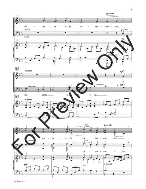 O Magnum Mysterium SATB By LANTZ D J W Pepper Sheet Music