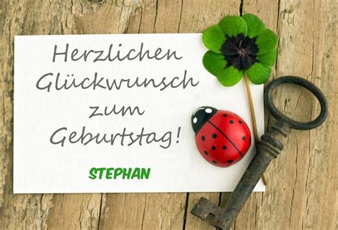 Alles Gute Zum Geburtstag Stephan Bilder Gl Ckw Nsche Stk