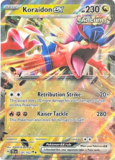 Koraidon Ex Scarlet Violet Temporal Forces Double Rare