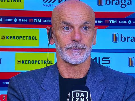 Dazn Milan Pioli Prestazione Non All Altezza Napoli Otto Punti