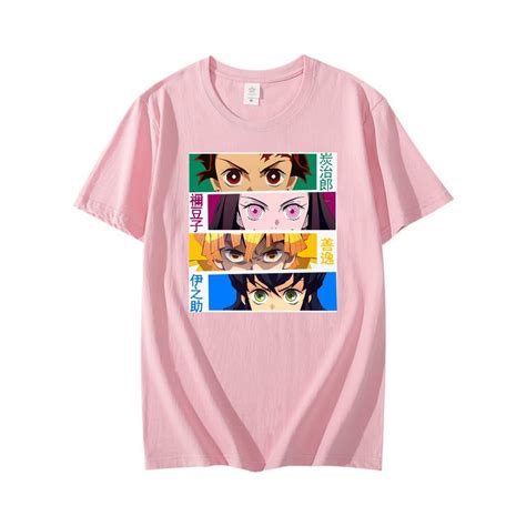 Camiseta Kimetsu No Yaiba Demon Slayer Anime Manga Shopee Brasil