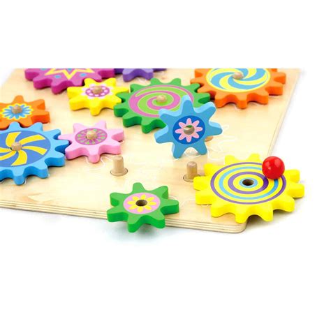 Wooden Spinning Gears Squoodles Ltd