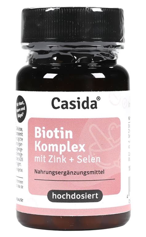 Casida Biotin Komplex Mit Zink Selen Tabletten St Naturpur Shop