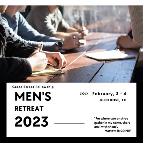 Mens Retreat 2023 Grace Street Fellowship