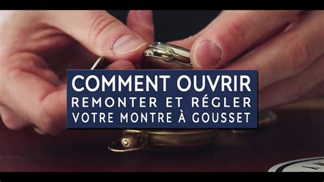 Comment Ouvrir Remonter Et R Gler Votre Montre Gousset Youtube