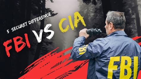 Top Difference Between Cia And Fbi Fbi Vs Cia Youtube