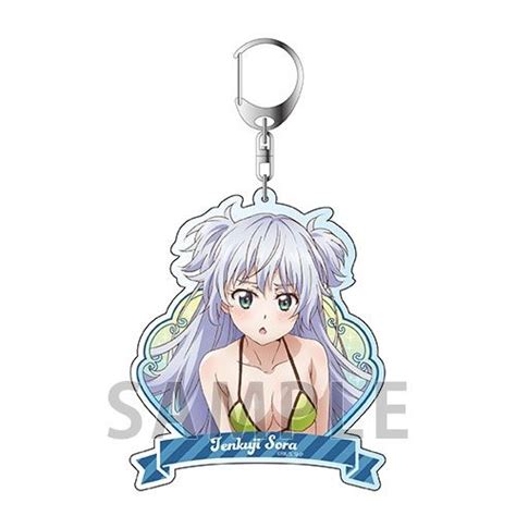Dokyuu Hentai HxEros BIG Acrylic Key Chain Tenkuji Sora Swimsuit Ver