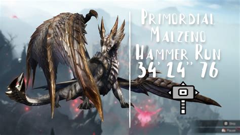 Primordial Malzeno Hunt Monster Hunter Rise Sunbreak YouTube