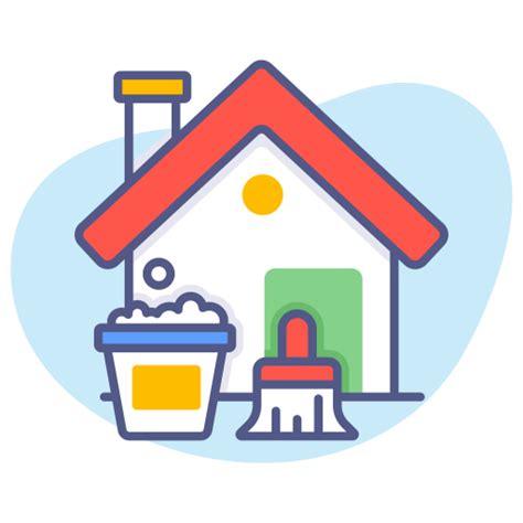 House Cleaning Generic Rounded Shapes Icon