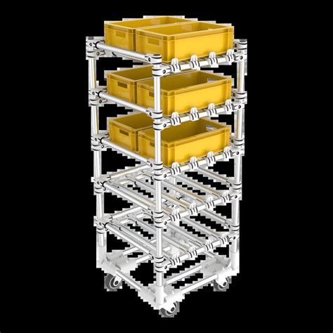 5 Levels Tubular Trolley