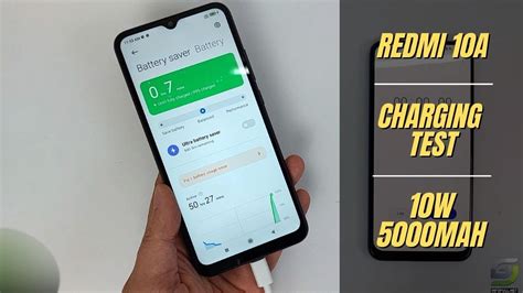 Xiaomi Redmi 10A Battery Charging Test 0 To 99 10W Charger 5000 MAh