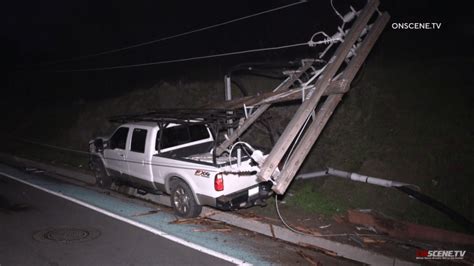 Power Outage Affects Thousands After Driver Crashes Into Power Pole In