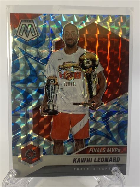 Panini Mosaic Finals Mvps Reactive Blue Kawhi Leonard