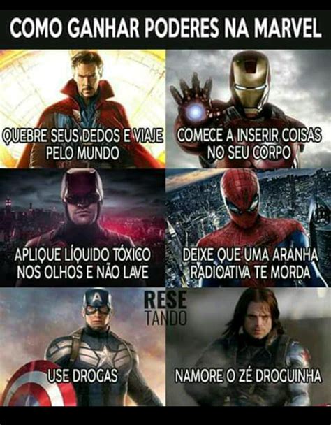 Memes da Referência Memes Memes de super heróis Marvel engraçado