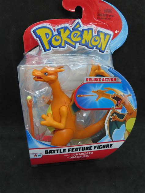 Mavin Pokemon 4 5 Inch Battle Feature Figure Charizard Deluxe Action