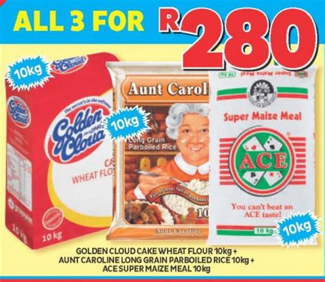 Golden Cloud Cake Wheat Flour Kg Aunt Caroline Long Grain Parboiled