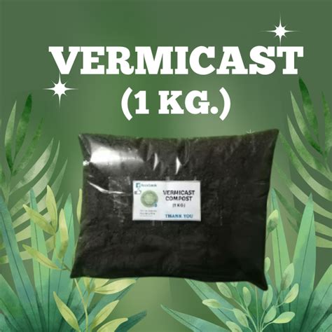 PURE AND QUALITY VERMICAST 1KG SOW AND BELEAVES ORGANIC SOIL