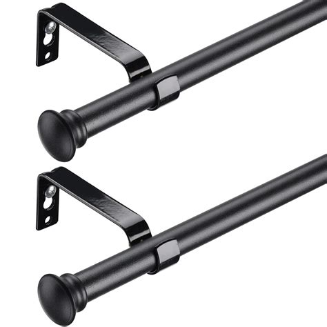 Amazon Curtain Rods 2 Pack 5 8 Small Black Curtain Rods For