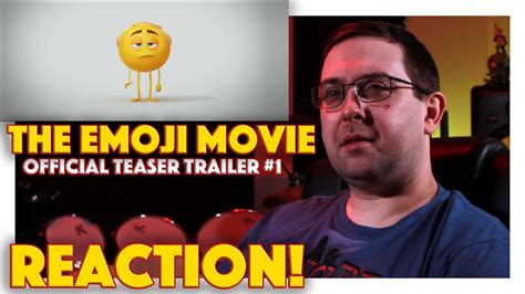 Reaction The Emoji Movie Official Teaser Trailer 1 Tj Miller