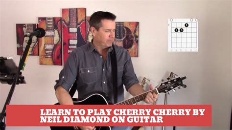 How To Play Cherry Cherry By Neil Diamond On Guitar Easy Guitar Lesson