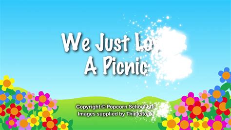 We Just Love A Picnic Song About Picnics Songs For Kids Youtube