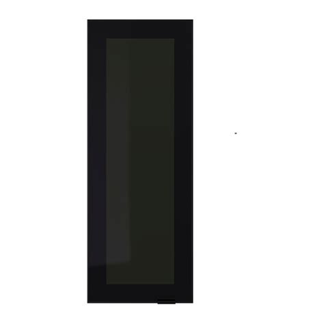 Jutis Glass Door Smoked Glass Black 29 7x79 7 Cm Ikea Latvija