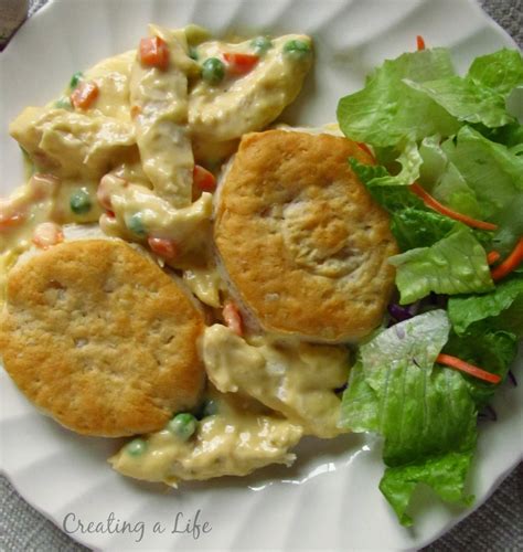 Easy Recipe Perfect Chicken And Biscuits Prudent Penny Pincher