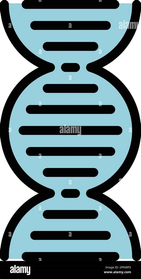 Dna System Icon Outline Dna System Vector Icon For Web Design Isolated