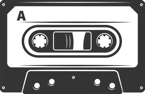 Realistic Cassette Tape Royalty Free Vector Image