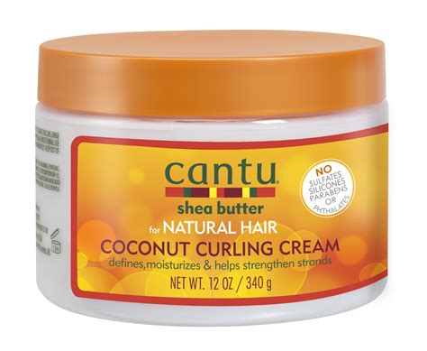 Cantu Shea Butter Coconut Curling Cream For Natural Hair 12 Oz