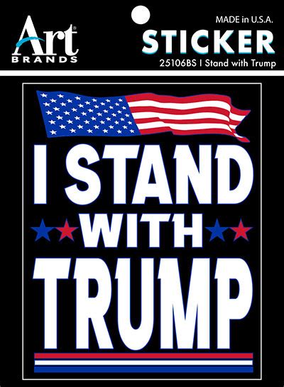 I Stand With Trump Stickers