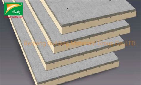 Fire Rated EPS XPS PIR Foam Panels Sandwich Panel For Wall Installation