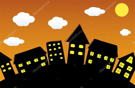 Night City — Stock Vector © ABR_MAKS #9235846