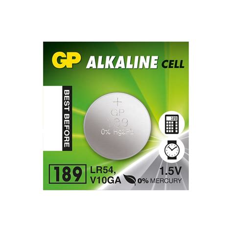 LR54 AG10 189 alkáli gombelem 1 5V 1db cs