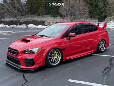 2020 Subaru Wrx Sti Base With 18x95 Aodhan Ds02 And Delinte 225x45 On