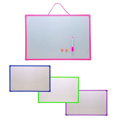 Quadro Branco Infantil 40x30cm Com Caneta Apagador Magnetico Lousa