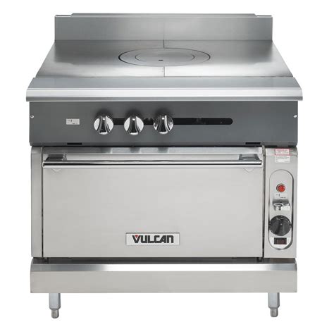 Vulcan V2p36b 36 Gas Range W 2 Planchas And Storage Base Natural Gas