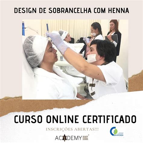 Design De Sobrancelhas Com Henna Online Academy Beauty School