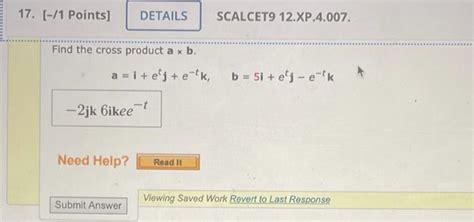 Solved Points Details Scalcet Xp Find Chegg