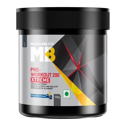 Muscleblaze Creatine Monohydrate Creamp Pre Workout Xtreme