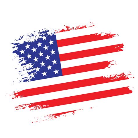 American faded grunge texture flag vector 14241440 Vector Art at Vecteezy