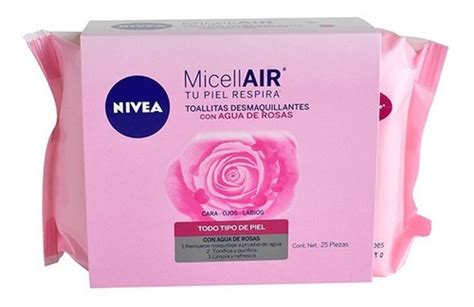 Nivea Toallitas Desmaquillantes Con Agua De Rosas C Meses Sin