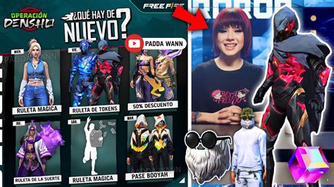 NUEVA AGENDA SEMANAL DE FREE FIRE SKINS LEGENDARIA DESCUENTO YON YANG