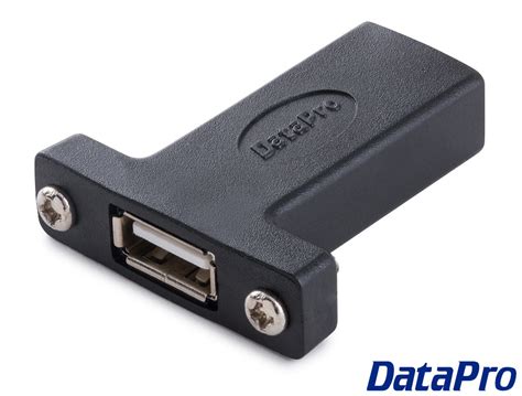 Panel Mount USB A 2 0 Coupler Non Flex DataPro