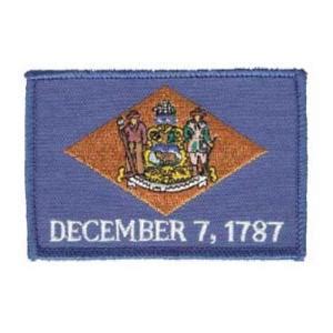 Delaware State Flag Patch | Flying Tigers Surplus